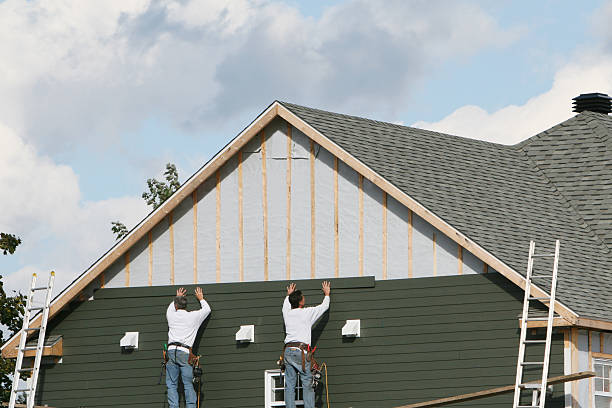 Professional Emergency Siding Repair technician working in Edinboro, PA